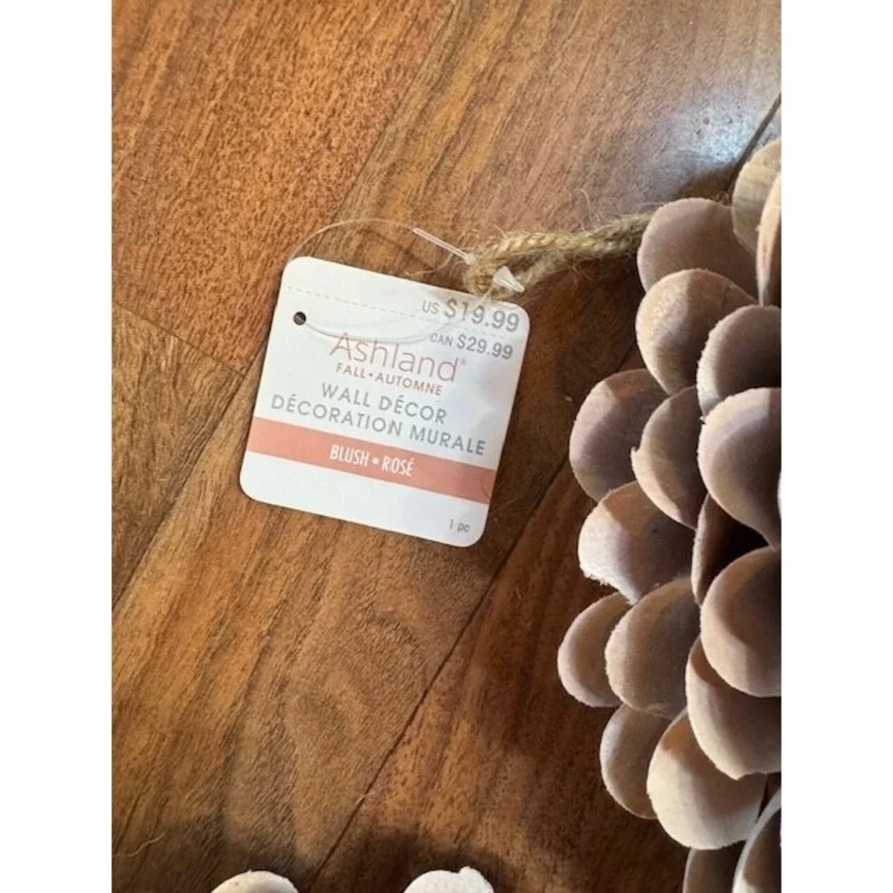 Ashland Blush Rose‎ Floral Wall Decor Set of 2 Rustic Farmhouse Accent Pieces